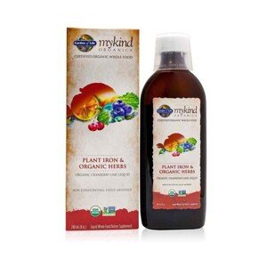 Mykind Organics - Rastlinné železo & organické bylinky, 237 ml