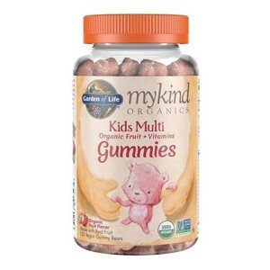 Mykind Organics - žuvací multivitamín pre deti z organického ovocia, 120 gumídkov