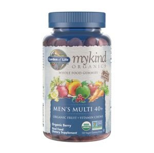 Mykind Organics - žuvacie multivitamíny z organického ovocia pre mužov 40+, 120 gumidkov