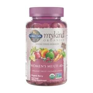 Mykind Organics - žuvacie multivitamíny z organického ovocia pre ženy 40 +, 120 gumídkov