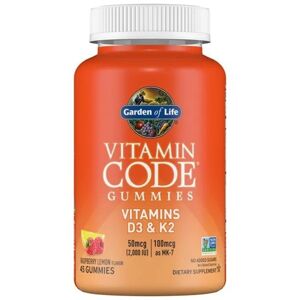 Vitamín Code D3 + K2, 45 gummies