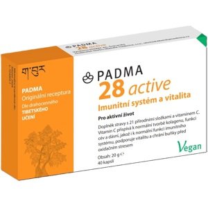 28 Active -  imuninta a cievy s vitamínom C, 40 kapsúl