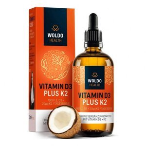 Vitamíny D3 + K2 MK7 v MCT oleji, 50 ml