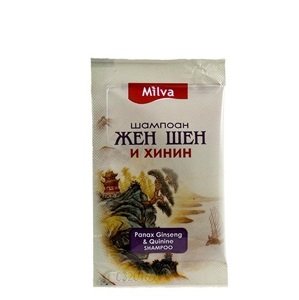 Milva šampón ženšen a chinín 12ml