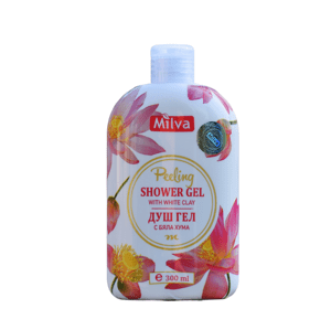 Milva sprchový gél peeling 300 ml